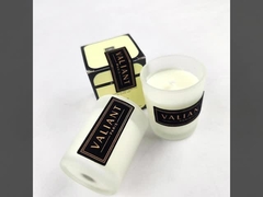 Adesivo adhesivo de terciopelo en relieve de oro prensado en caliente, adecuado para velas, perfumes