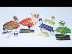 Impresión de etiquetas de cigarrillos en papel de oro CMYK Impresión de etiquetas de logotipos personalizados