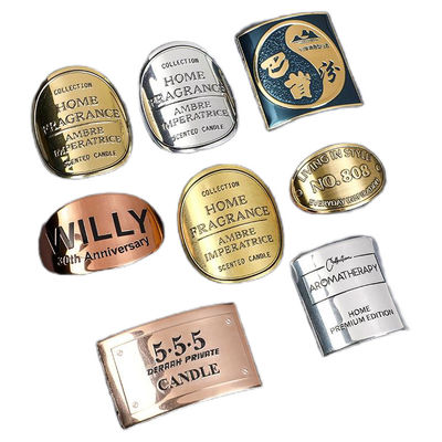 comprar Botella de vino CMYK Etiquetas de vino de metal pegatina de papel de aluminio pegatina 3D en relieve online manufacture