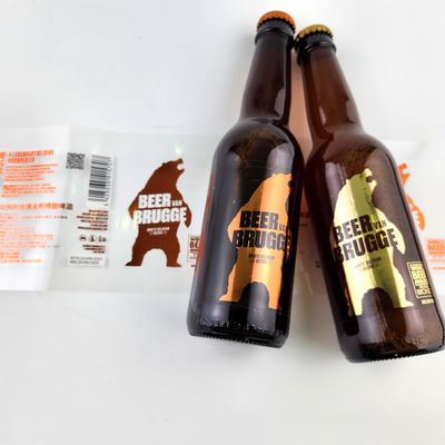 comprar Etiquetas transparentes autoadhesivas a medida Etiquetas de vino a medida a prueba de agua online manufacture