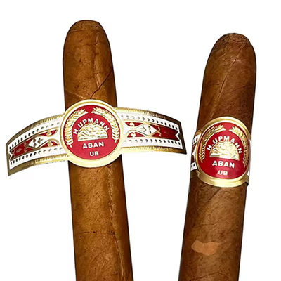 comprar Impresión de banda de cigarrillos de lujo Adesivos de papel de oro en relieve 3D cortados a medida online manufacture