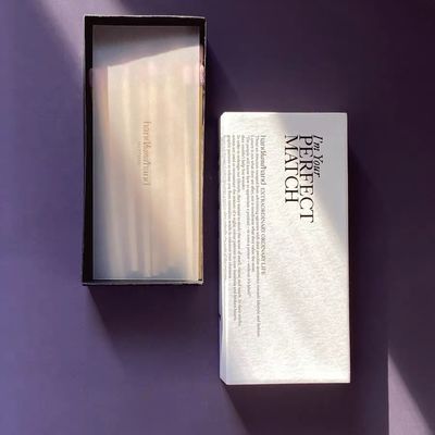 Línea de producción totalmente automática caja cosmética de extremo inverso con color Pantone