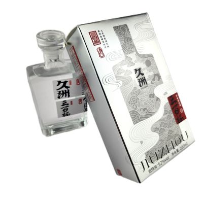 CMYK Cajas de embalaje de papel de cartón blanco para el vino