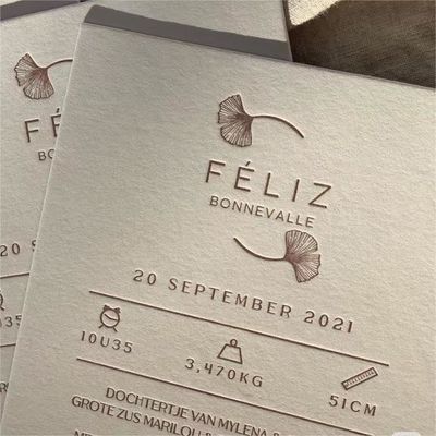Papel duro de Navidad Impreso a medida Gracias Tarjetas Gracias Saludo Para los deseos de cumpleaños
