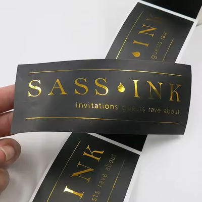 Etiquetas de pegatinas de vinilo impermeables para la vela de jabón y el frasco de perfumes