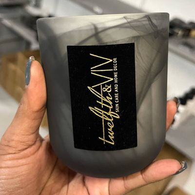 comprar Logotipo personalizado Texturas especiales Adhesivos en relieve Varias formas Adhesivos de velas de perfume de lujo Etiquetas online manufacture
