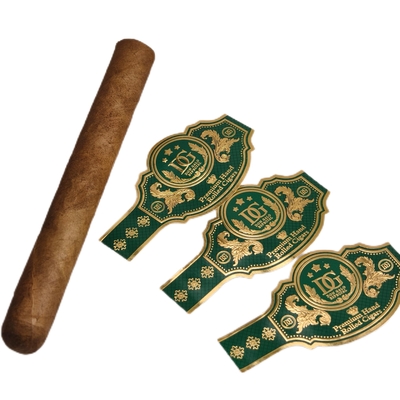 comprar Etiqueta de anillo de cigarrillo de alta calidad a medida pegatina impermeable OEM vinilo UV Impreso anillo de cigarrillo de marca privada pegatina de etiqueta de cigarrillo online manufacture