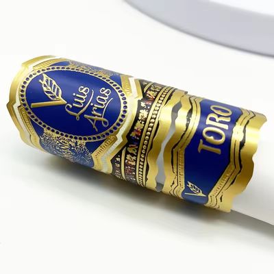 comprar Custom Logo Cigar Label with Full-automatic Production and Customized Shape for Premium Branding online manufacture