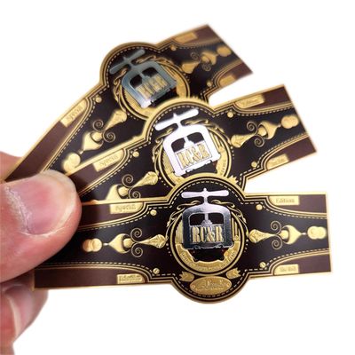 Buen precio Impresión de etiquetas de cigarrillos de papel grueso Impresión de etiquetas de cigarrillos anti-falsificación Impresión de etiquetas 3D Anillos de marca en línea