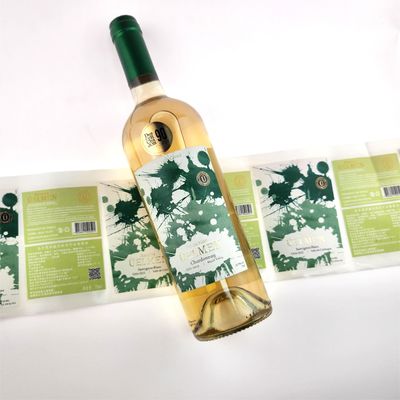 Buen precio Etiquetas autoadhesivas en relieve botellas de vino personalizadas resistentes a las lágrimas en línea