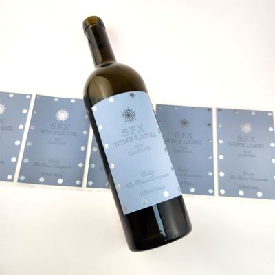 Buen precio Etiqueta de cuero adhesivo impermeable Etiquetas de cuero en relieve de PU texturizadas Vino rojo en línea