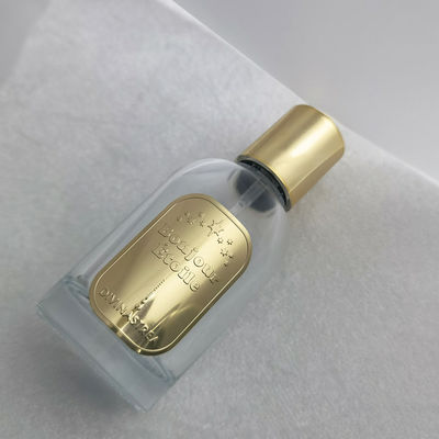 Buen precio Etiquetas de olor de velas de logotipo personalizado de oro de acabado de metal Elegante Etiquetas de velas para fragancias en línea