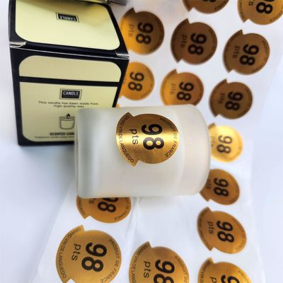 Buen precio Etiquetas de botellas de perfumes autoadhesivas a medida Etiquetas de velas impermeables Adhesivos para aromaterapia en línea