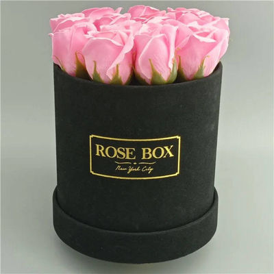 Buen precio Caja de regalo de cubo de abrazo redondo Caja de papel de lujo Embalaje para flores en línea