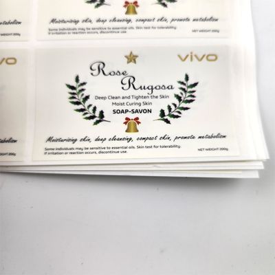 Buen precio Pegatinas de vinilo impermeables para botellas de productos químicos diarios en línea