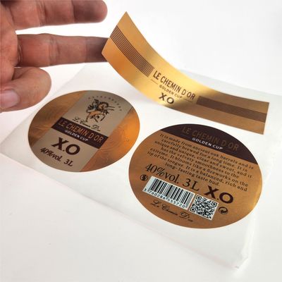 Buen precio Vino tinto Tequila Brandy Etiqueta cerveza jugo café etiquetas de vino para botellas en línea