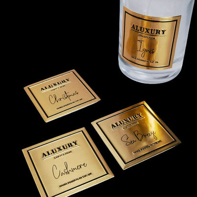 Buen precio Etiqueta de botella de perfume con autoadhesivo impermeable y estampado de papel personalizado en línea