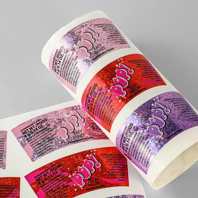 Buen precio Pegatinas adhesivas de vinilo impermeables impresas a medida holográficas para el embalaje de velas de perfumes en línea