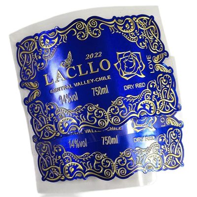 Buen precio Emblema 3D de aluminio Botella de vino Logotipo de metal Etiqueta de insignia de metal personalizada en línea