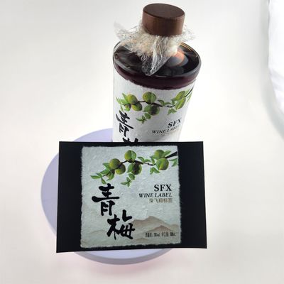 Buen precio Etiquetas de botellas de vino tinto Decoraciones para fiestas de cumpleaños en línea
