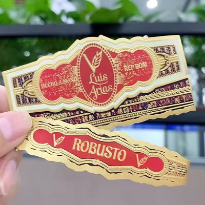 Buen precio Personalized Customized Shape Cigar Label with ISO9001 Certification for Premium Cigar Bands en línea
